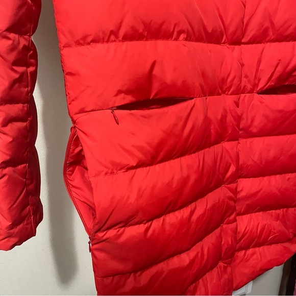 Eileen Fisher Women’s Long Down Puffer Coat Recycled Nylon Cocoon size XXS - Picture 8 of 8